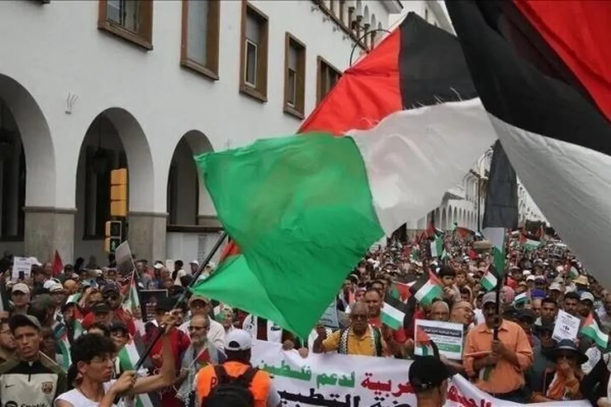 Al'ummar Maroko sun gudanar da zanga-zangar nuna goyon baya ga taimakon jin kai ga Gaza