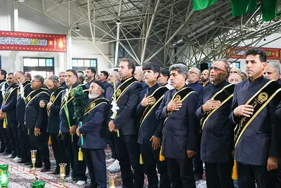 قافله عزاداری و اجتماع خادم‌یاران و یاوران رضوی در اصفهان