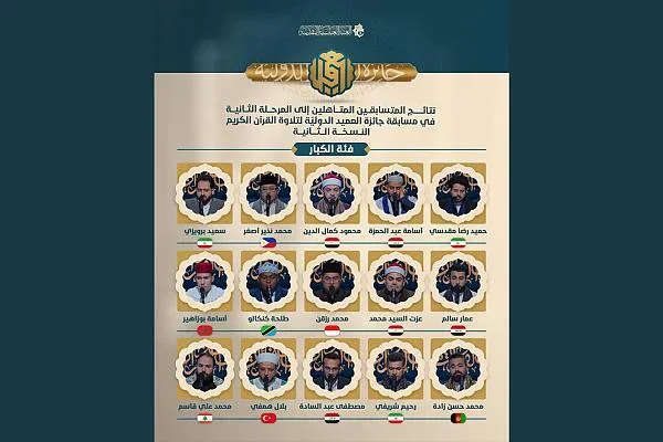 راهیابی قاریان ایرانی به مرحله دوم مسابقات بین‌المللی قرآن کربلا