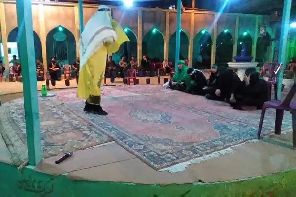 پنجمین روز سوگواره تعزیه «غریب» نور