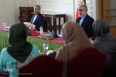 نشست خبری حسین امیرعبداللهیان، وزیر امور خارجه