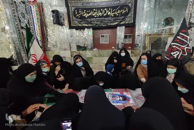 پیکر مطهر شهید حبیب الله حقیقی مهمان آستان مقدس سید علاءالدین حسین(ع)‎‎