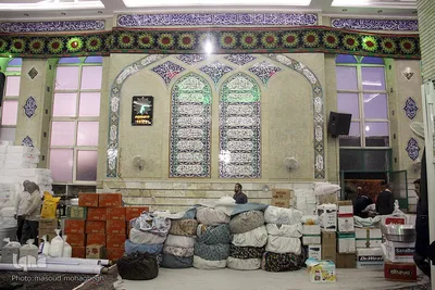 عزام موكب مردمي لبيك يا حسين(ع) سمنان براي خدمت رساني به زائران اربعين
