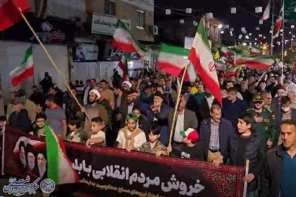هشتاد و دومین راهپیمایی بزرگ بابلسر در استقبال از رهبری جدید