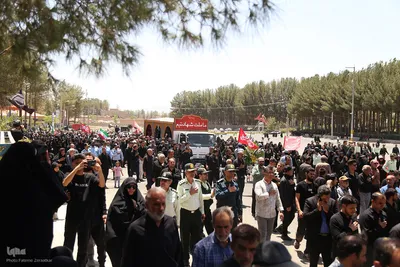 تشییع پیکر شهید علیرضا بالیده