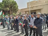 تجمع دانشجویان کرمانی در پی شهادت سید حسن نصرالله