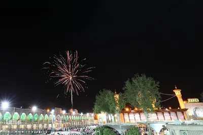جشن نیمه شعبان در حرم مطهر شاهچراغ(ع)