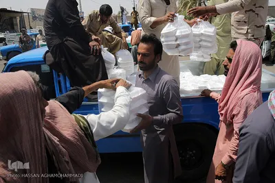 عزاداری ظهر عاشورا در منطقه محروم جازموریان
