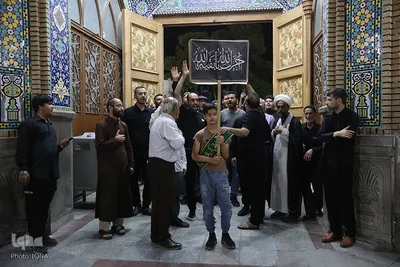 عزاداری شب شهادت امام جواد(ع) در حرم حضرت معصومه(س)