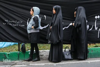 تجمع عزاداران فاطمی در میدان فاطمی