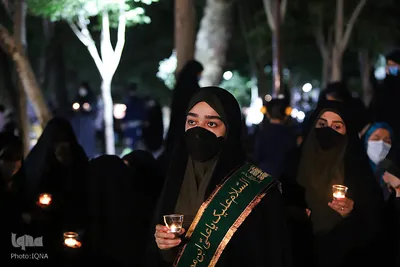 کاروان عزاداری و جاماندگان  پیاده روی شهادت امام رضا