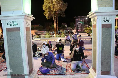 مراسم احیاء شب نوزدهم ماه مبارک رمضان در یزد