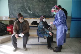 خدمت رسانی گروه جهادی پزشکی شهید کاظمی آشتیانی در مناطق محروم سوداغلان و تلوبین از توابع شهرستان میامی استان سمنان در سالگرد پیروزی انقلاب اسلامی