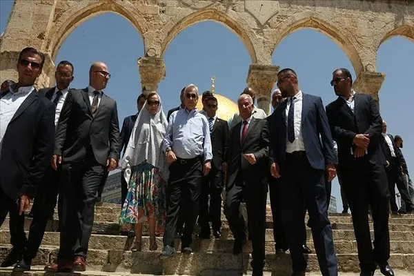 Şili Devlet Başkanının Mescid-i Aksa ziyareti İsrail'i rahatsız etti