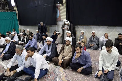 مراسم ترحیم شهید حجت الاسلام تقوی در قم