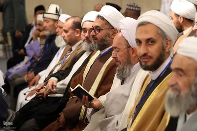 دیدار میهمانان کنفرانس وحدت اسلامی با رهبر معظم انقلاب