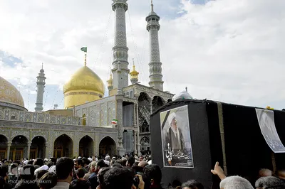 مراسم تشیع پیکر مطهر آیت الله اسدالله ایمانی در قم