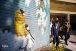 حضور جواد فروغی مدال آور المپیک 2020 توکیو در آسایشگاه شهید بهشتی مشهد
