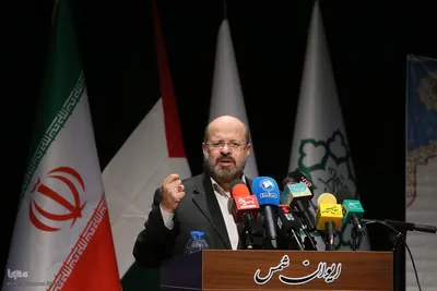 خالد قدومی نماینده جنبش حماس در همایش «حمایت از مردم مظلوم لبنان و جبهه مقاومت»