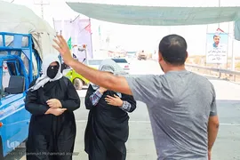 مرز شلمچه در آستانه اربعین