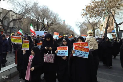 راهپیمایی مردم تبریز در محکومیت جنایت تروریستی کرمان‎