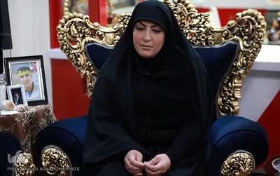 همسر شهید مدافع حرم «تقی ارغوانی»