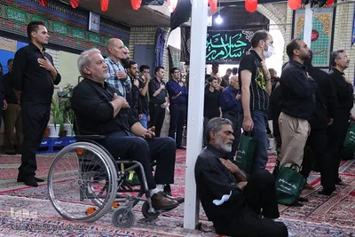 آئین وداع با پیکر شهید عبدالله اسکندری در شهرستان خرامه