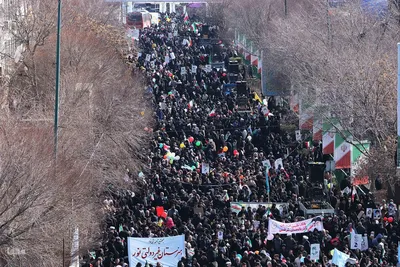 راهپیمایی ۲۲ بهمن در تبریز