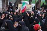 تشییع دو شهید گمنام دفاع مقدس بر شانه‌های مردم شهیدپرور ملایر