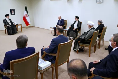 دیدار ولادیمیر پوتین، رئیس‌جمهور روسیه با آیت الله خامنه ای، رهبر معظم انقلاب