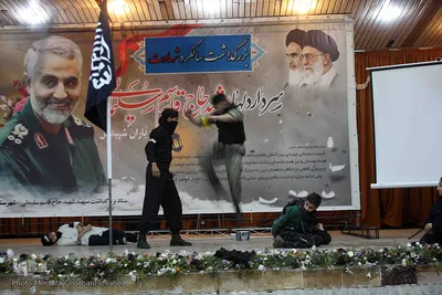 مراسم گرامیداشت حاج قاسم سلیمانی در اهر