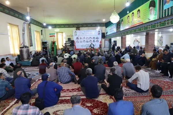عکس یادواره شهدای روستای اشکور رامسر