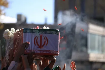 تشییع پیکر دو شهید گمنام در الشتر و نورآباد