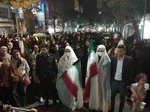 تجمع شبانه حمایت از مدافعان وطن و جشن مهر ماندگار ویژه ازدواج زوجین جانفدا در اهر