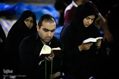  احیای شب قدر در مقبره شهدای دانشگاه امام حسین(ع)