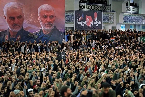 آیین بزرگداشت پنجمین سالگرد شهید سلیمانی در مصلای امام خمینی(ره) برگزار شد