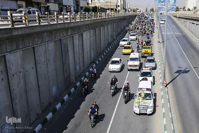 تشييع و خاكسپاري پيكر جانباز قهرمان بهمن گلبارنژاد