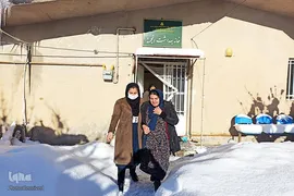 عملیات امدادرسانی اورژانس کردستان به مادران باردار در مناطق صعب العبور روستایی