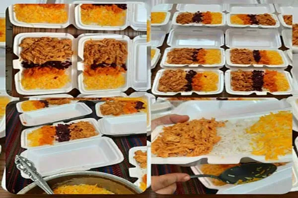 توزیع روزانه 500 پرس غذای گرم در مناطق کم‌برخودار رباط کریم