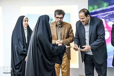 استقبال از رتبه اول رشته ترتیل مسابقات قرآن‎
