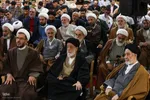 عمامه گذاری طلاب در روز میلاد امام حسین(ع)