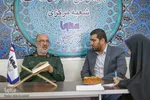 حضور فرمانده سپاه روح‌الله و مدیرکل حفظ آثار استان مرکزی در ایکنا بمناسبت روز خبرنگار