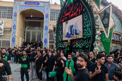 نخل گردانی حسینیه فهادان یزد