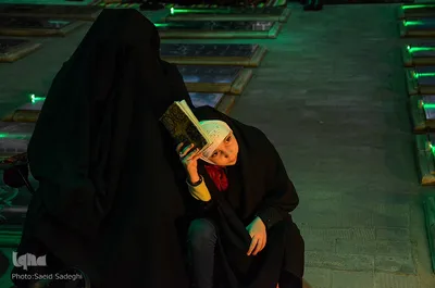 مراسم پرفیض شب ۱۹رمضان، در گلزار شهدای وادی رحمت