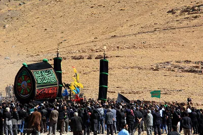 آیین عزاداری مردم روستای انجدان ـ اراک