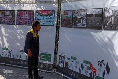 نمایشگاه آثار راه یافته به مرحله نهایی سوگواره ملی عکس «راه دل»‎‎