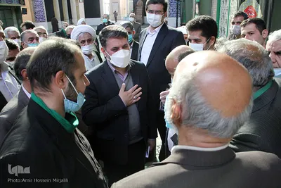 حضور فاطمی استاندار یزد در نماز جمعه شهر شاهدیه‎‎