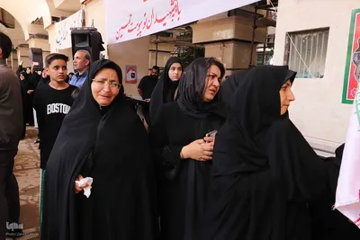 تشییع پیکر دو شهید قرآن آموز در تبریز