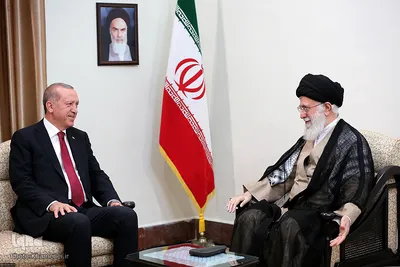 دیدار رجب طیب اردوغان رئیس‌جمهور ترکیه با رهبر انقلاب