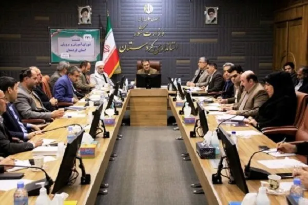 نشست شورای آموزش‌و‌پرورش استان کردستان برگزار شد